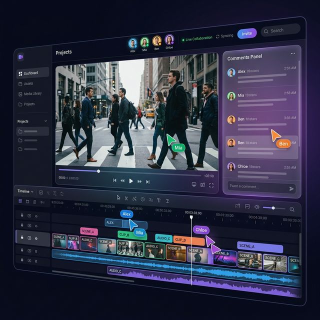 AI Video Editor Collaboration