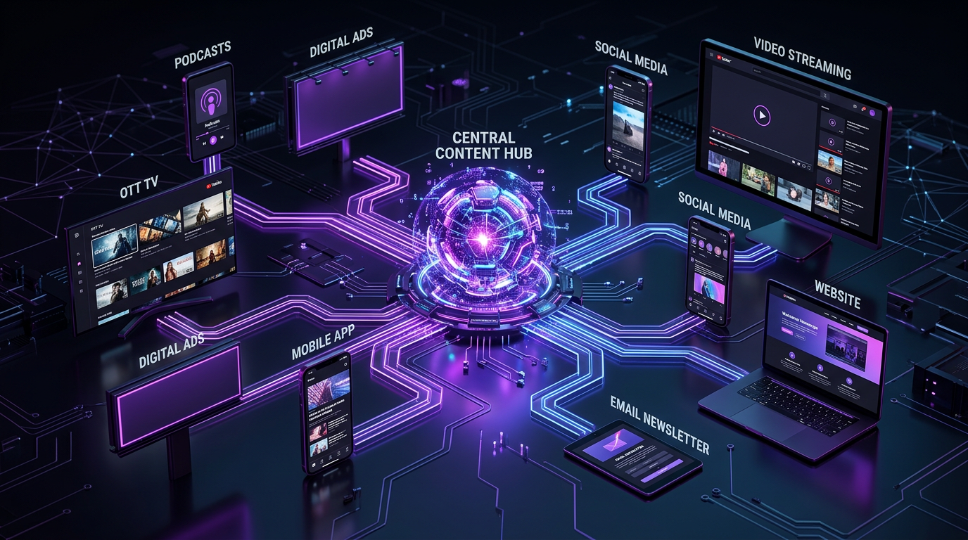 Cross-channel content distribution